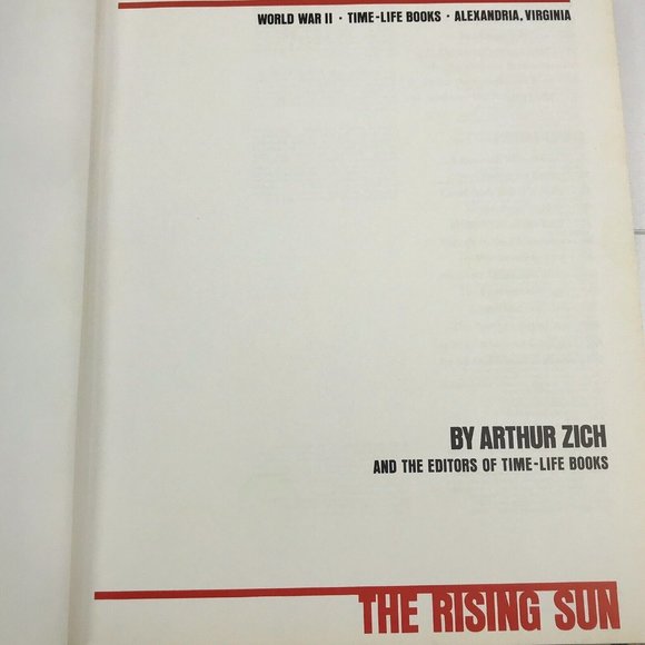 Life Time Books World War 2 The Rising Sun Vintage 192 Pages WWII History - Picture 4 of 5